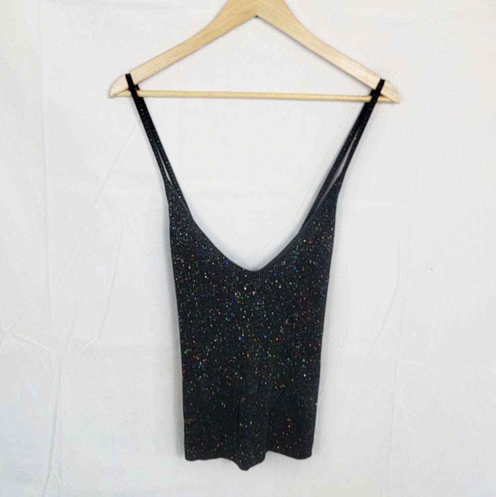 Vintage Large Glittery Tank Top